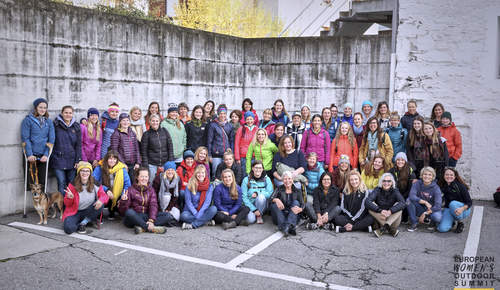 From Flims with love: Die Teilnehmerinnen des 1. European Women’s Outdoor Summit